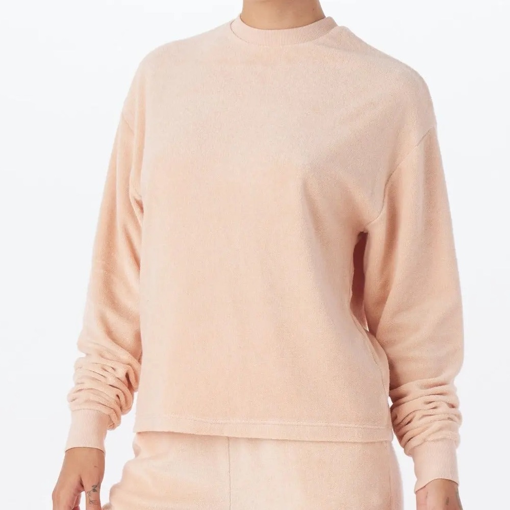 Women's Peach Crewneck Sweatshirt